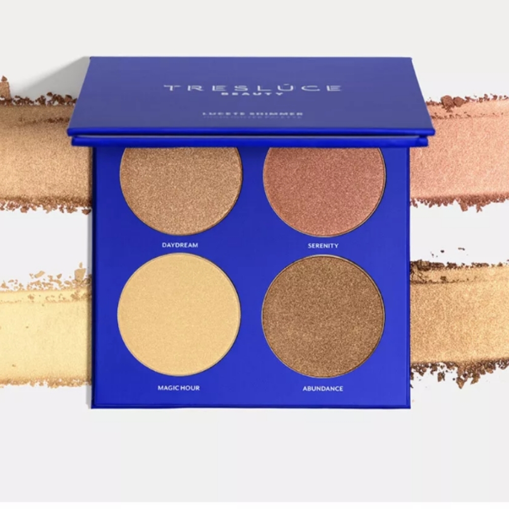 NIB- Treluce Lucete Shimmer Highlighter Palette